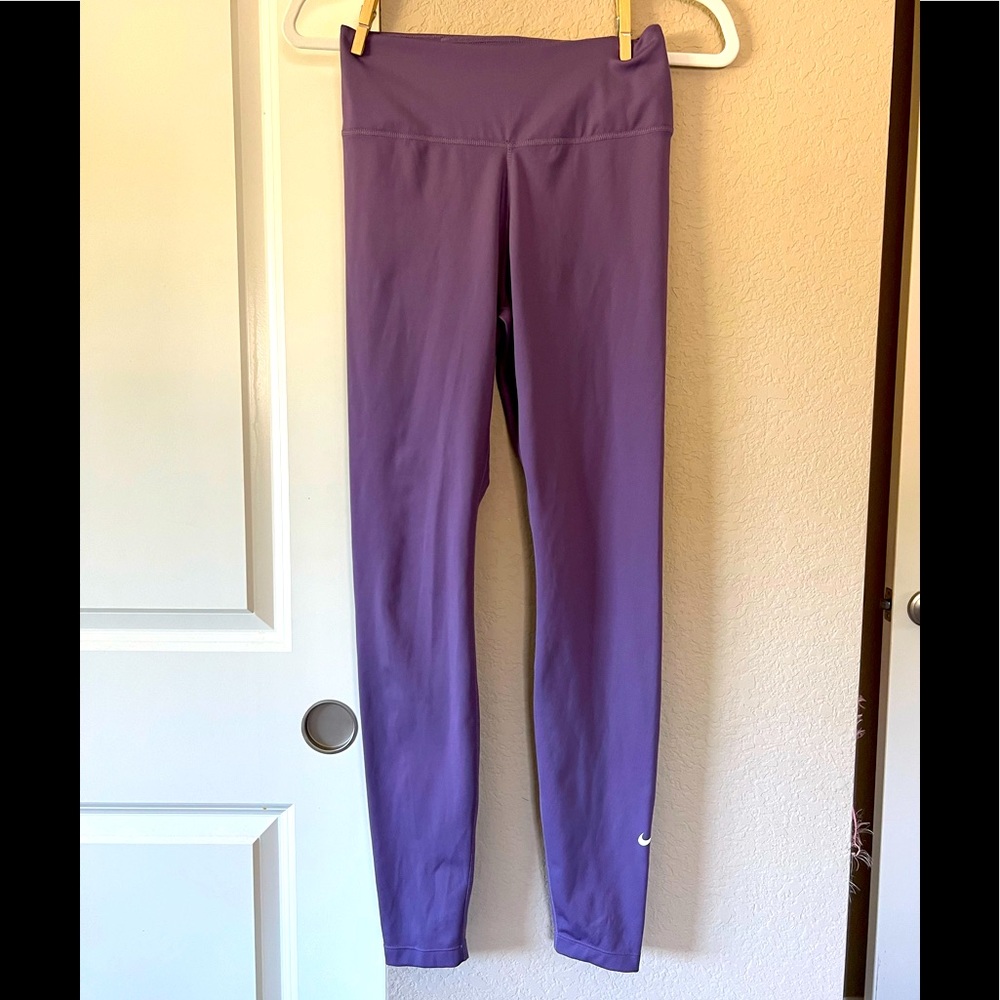 Purple athletic leggings